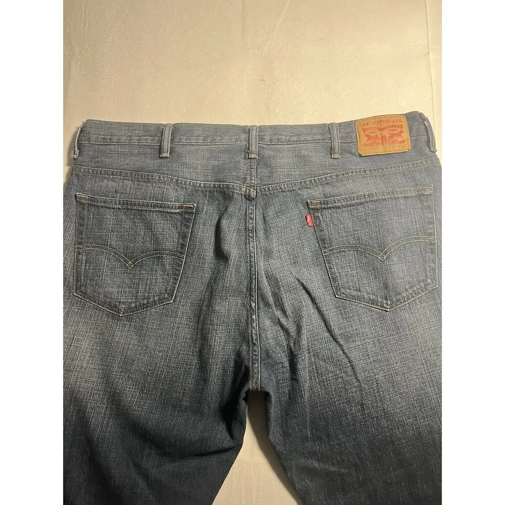Levi’s 569 Loose Straight Jeans Mens 42x32 Blue Denim Relaxed Fit